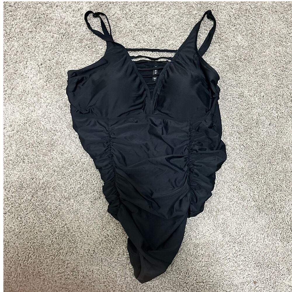 Torrid Black One-Piece Swimsuit Size 4 (26/4X)